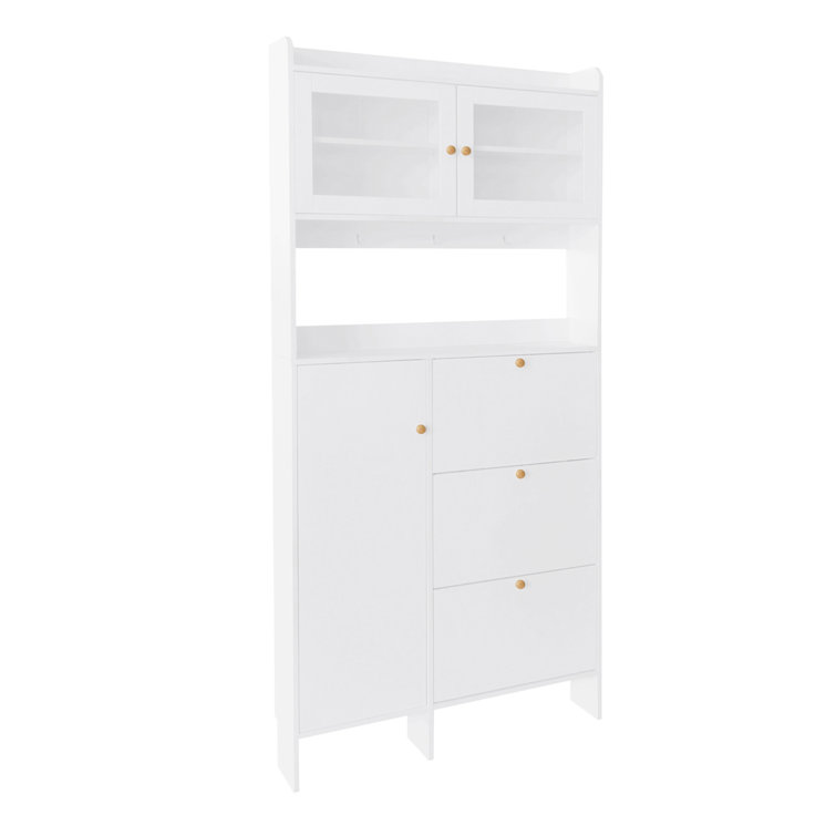 White deals foyer cabinet